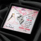 To My Wife Double Hearts Necklace