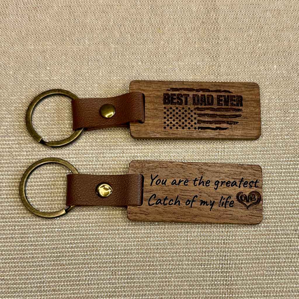 Personalized Key Holder With Custom Keychains Set