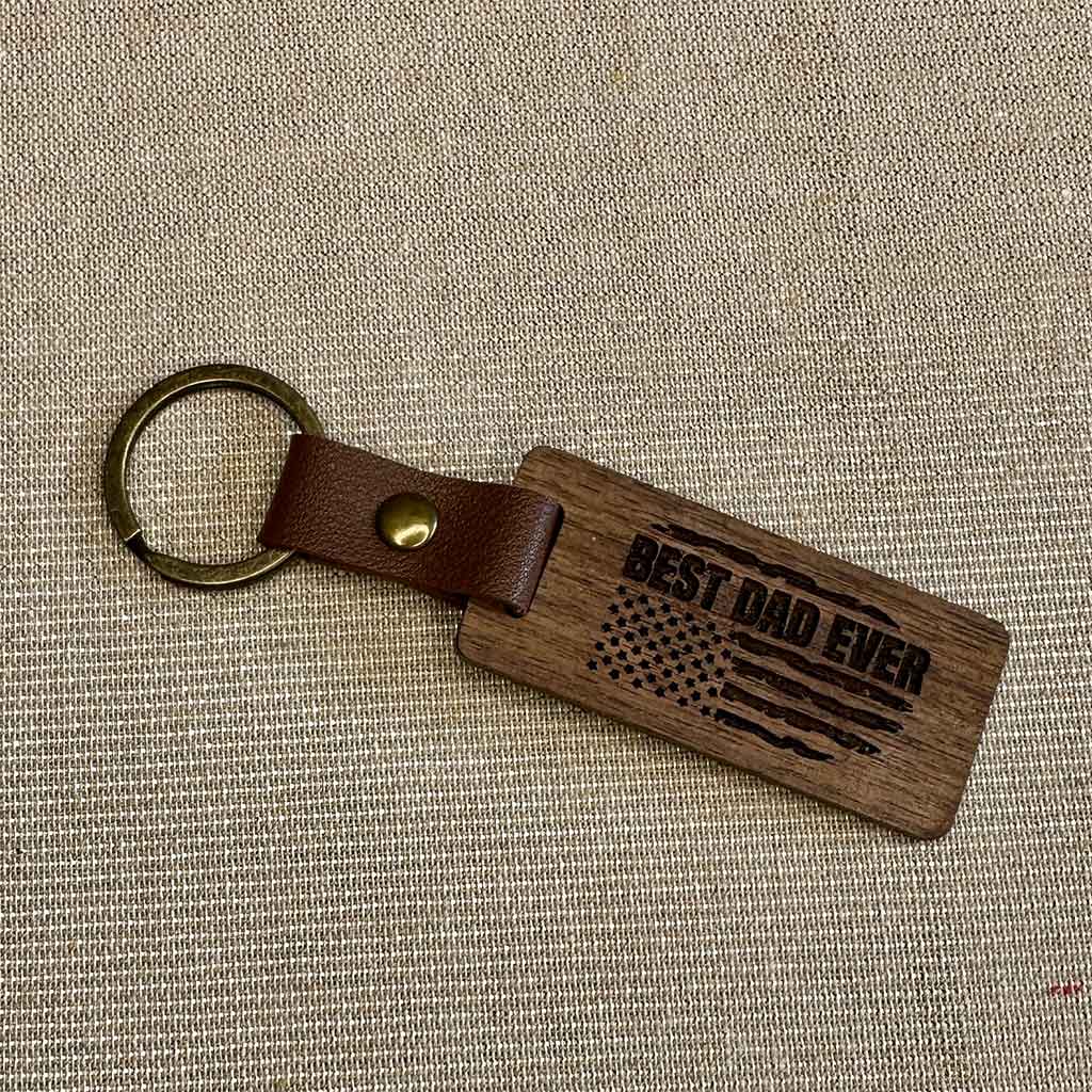 Personalized Key Holder With Custom Keychains Set