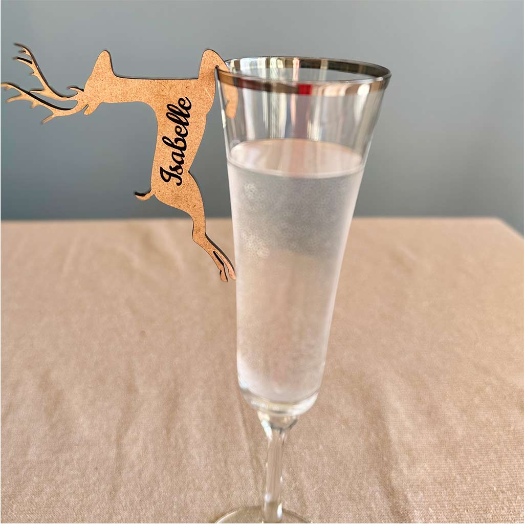 Personalized Christmas Stocking Wooden Name Tags