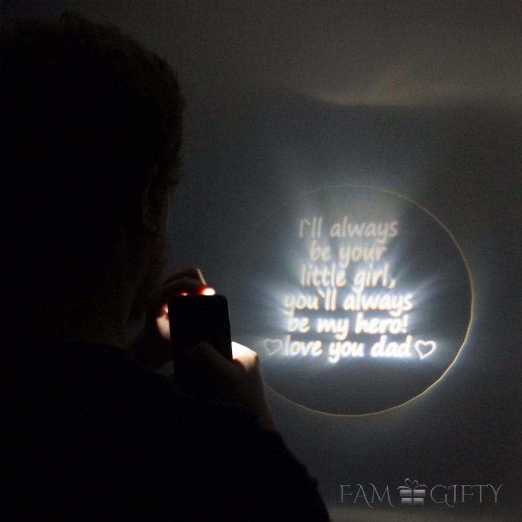 ALWAYS YOUR LITTLE GIRL PROJECTION KEYCHAIN