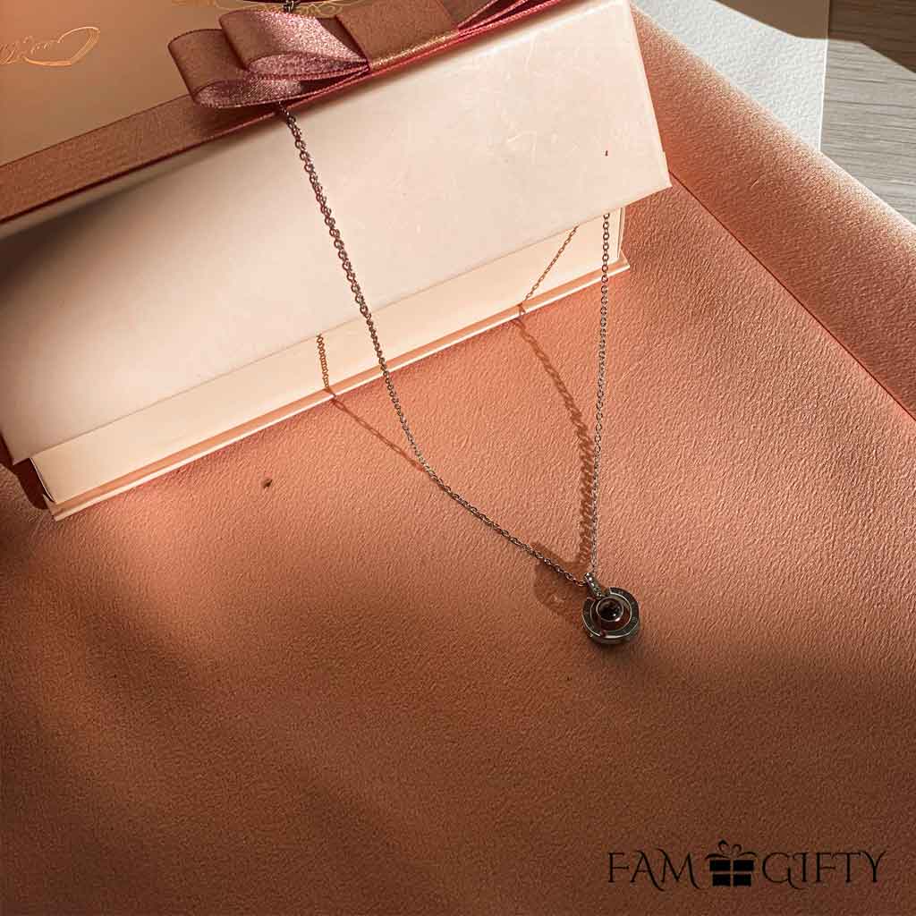 Mini Sweetheart Stacker Necklace | The Little's Collection Rose Gold Filled / 5 Discs