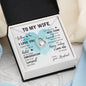 To MY Wife In Forever Love Necklace