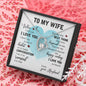 To MY Wife In Forever Love Necklace