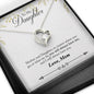 To My Daughter From Mom In Forever Love Necklace