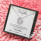 To My Daughter From Mom In Forever Love Necklace