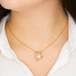 To My Daughter From Mom In Forever Love Necklace