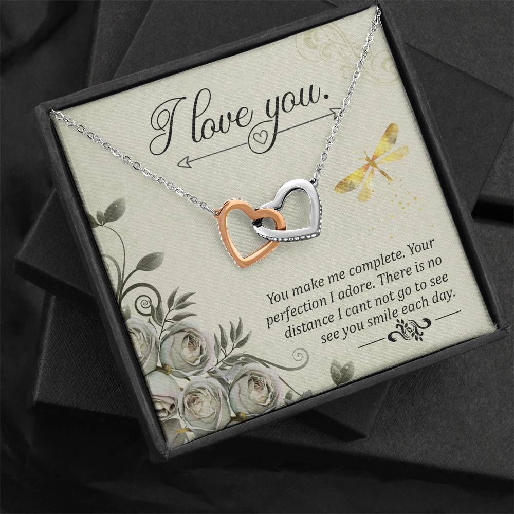 To My Girlfriend In Two Interlocked Hearts