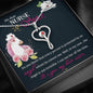To My Dear Nurse Sister in Stethoscope Necklace