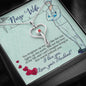 To My Nurse Wife In Stethoscope Necklace