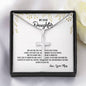 My Dear Daughter In Stainless Steel Cross Necklace