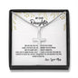 My Dear Daughter In Stainless Steel Cross Necklace