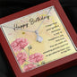 Happy Birthday in Alluring Beauty Necklace