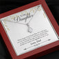 To My Daughter From Dad in Alluring Beauty Necklace