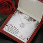 To My Daughter For Christmas In Love Knot Necklace